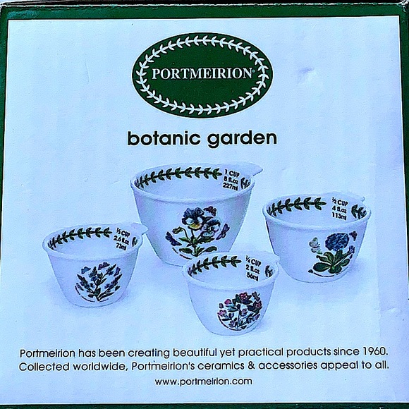 PORTMEIRION BOTANIC GARDEN MEASURING CUPS SET OF 4 - Picture 11 of 11